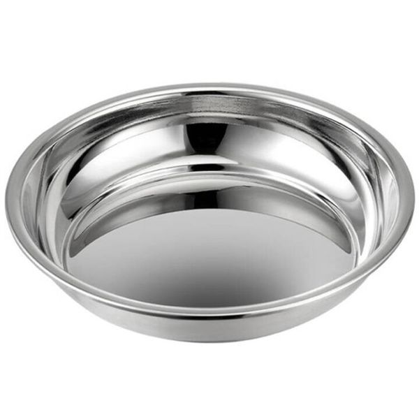 

german technology extra thick 304 stainless flat bottom soup deep dish thickened steel plate