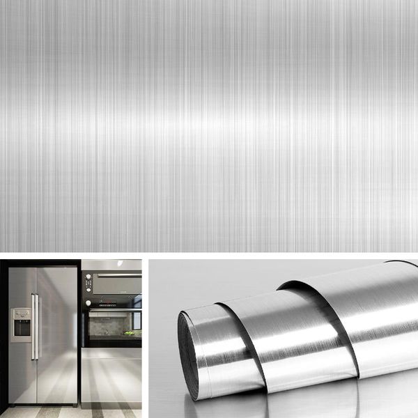 

window stickers aluminum foil contact paper kitchen waterproof wallpapers diy self adhesive fire prevent wall sticker sticky decal cabinet