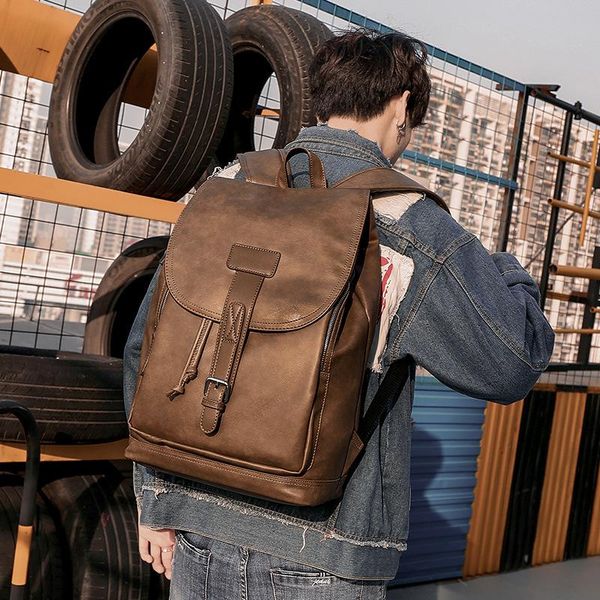 

backpack student school bag 2021 casual fashion trend business computer