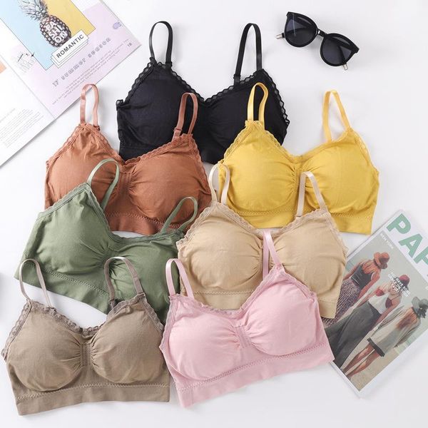 

bras svokor bralette lace bowknot thin shoulder strap underwear women wireless push up bra, Red;black