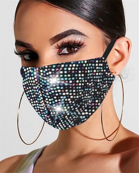 

2021 summer new water drill jewelry mask female yx1275