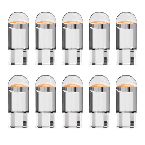 

emergency lights 10pcs t10 w5w 168 501 192 led bulb car wedge parking light side door instrument lamp auto license plate