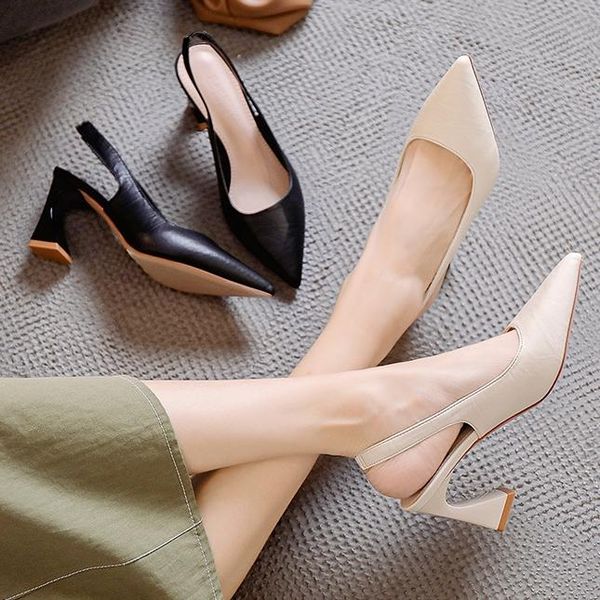

dress shoes design fashion genuine sheepskin leather women strange heels girls spring party wedding high heel k0027, Black