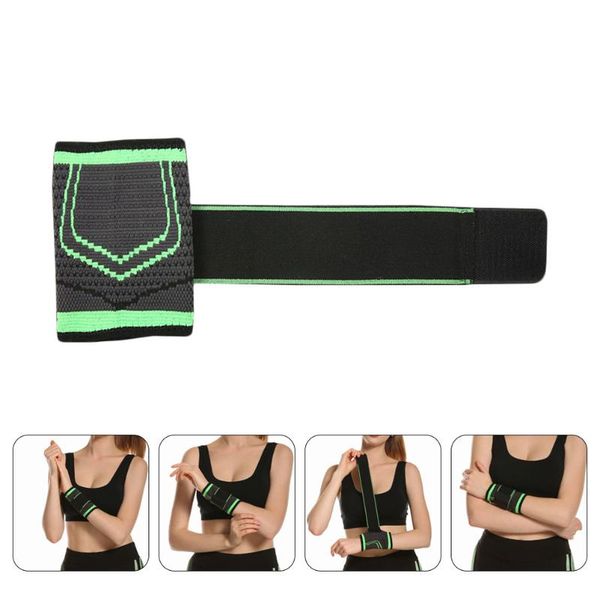 

wrist support 2pcs breathable nylon brace supple sports supplies, Black;red
