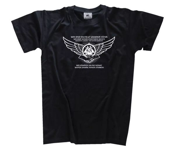 

we are the blood of our fathers we are neither nor left right t-shirt s - 3xl, White;black