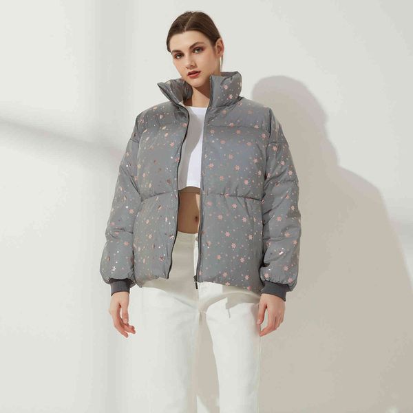 

women's jackets wixra casaco e jaqueta feminina de inverno, solta com bolsos, zÃ­per, casual, gola alta, moda neve, urbana bo0l, Black;brown