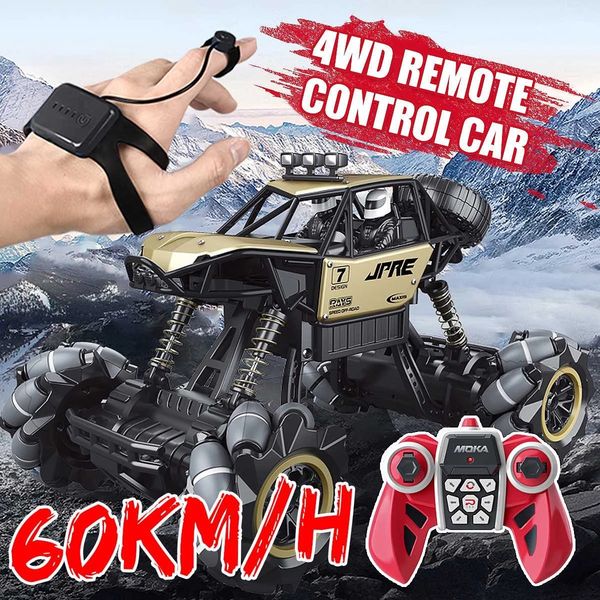 

Big 116 4WD RC Car 2.4G Radio Control Stunt Car Off-Road Watch Control Gesture Induction Remote Control Trucks Boy Toy for kids