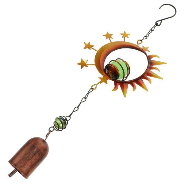 

decorative objects & figurines creative wind bells lovely cartoon sun shape pendants iron chimes