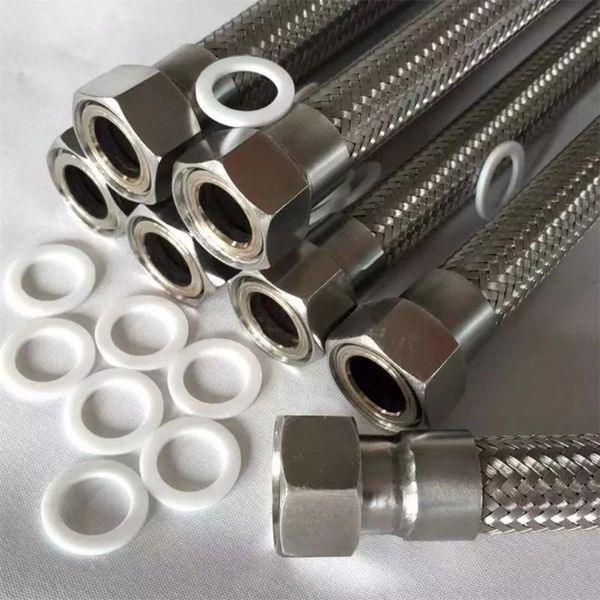 

metal flexible hose stainless kitchen faucets