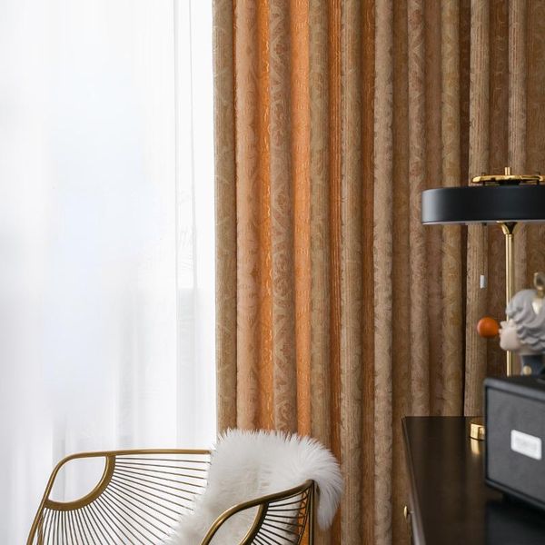 

curtain & drapes 2021 luxury european-style high-end curtains, mascus jacquard chenille bedroom living room finished curtains
