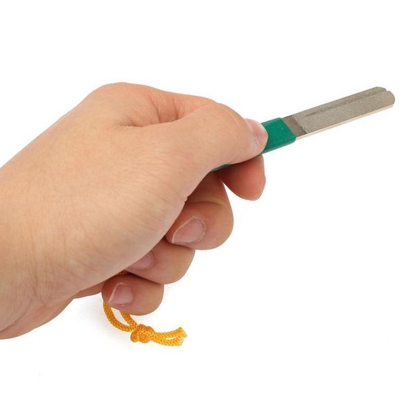 

fishing accessories 2 sided one groove hook sharpener file hone tool