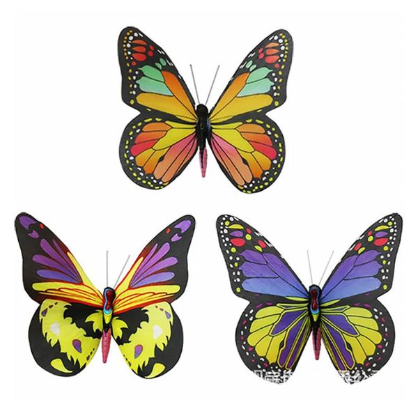 

lawn lamps 3pcs garden led light simulated butterflies lamp landscape solar