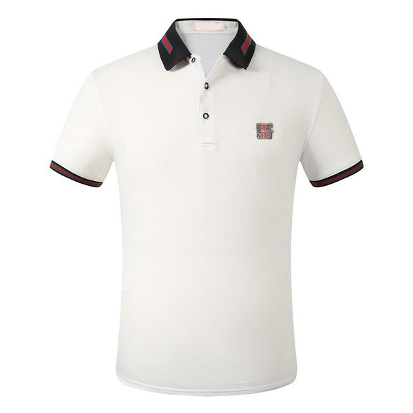 

mÃ¤nner t-shirts polos qualitÃ¤t kurzarm sommer baumwolle stickerei luxus t-shirt neuer designer poloshirt high street tee, White;black