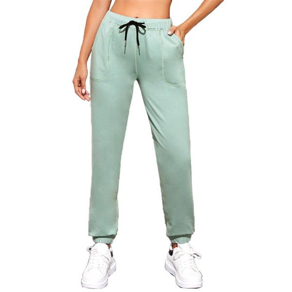 

yoga outfit 2021 sweatpants women's sports pants joggers wide leg streetwear high waisted woman baggy black gray sport type