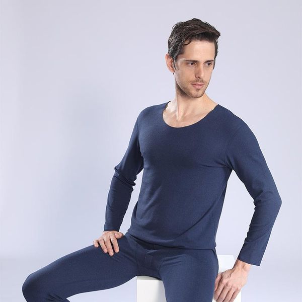 

men's thermal underwear 2021 long johns leggings de velvet non trace set spontaneous heat men, Black;white
