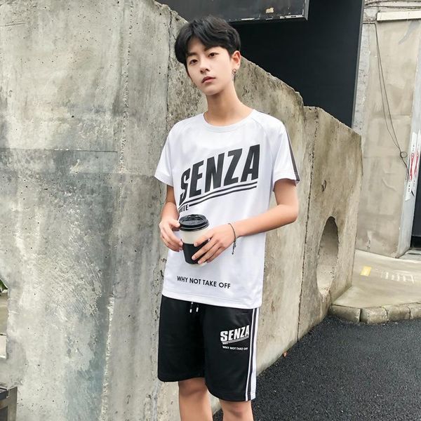 

men's tracksuits current freight spring shorts 2009 youth fashion non-hat daily suit, Gray