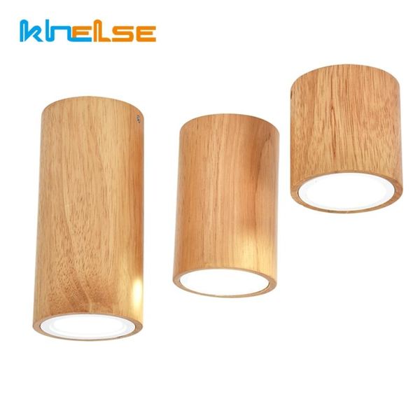 

ceiling lights modern wooden led 3w surface mounted corridor stair cylinder down lamps living room bedroom spot lighting fixture