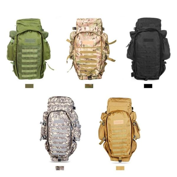 

colors large capacity outdoor military backpack rucksack tactical bag for camping trekking hiking traveling bags