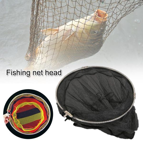 

fishing accessories folding brail landing net head foldable nets depth dip mc889