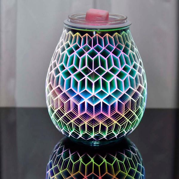 

fragrance lamps home aroma electric wax melt burner touch lamp night light warmer 3d colorful for bedroom decor gift