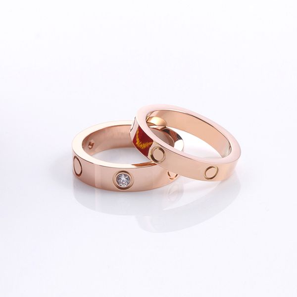 

love screw ring women and men band rings designer luxury jewelry womens titanium steel gold silver rose woman gift