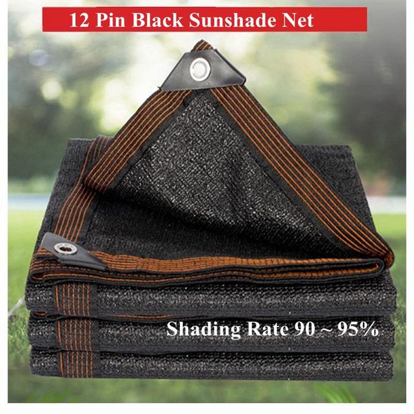 

tents and shelters 12 pin thickened anti-uv hdpe shading net greenhouse succulent plant sunshade outdoor swimming pool cover home sun shade