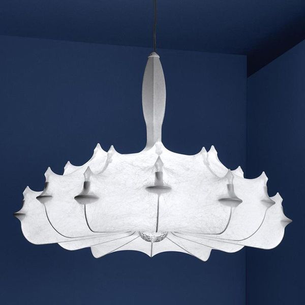 

pendant lamps japanese silk chandelier simple nordic chinese teahouse study restaurant bar creative cocoon lantern decorative lamp