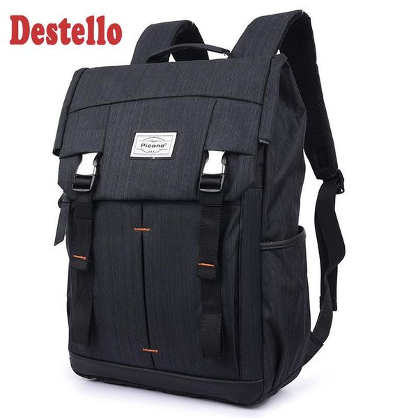 

backpack fashion black male 15.6 inch lapmen larger capacity waterproof anti thef travel backpacks bag