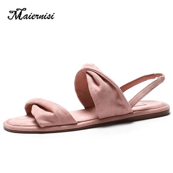 

summer roman style flat sandals shoes fashion women pink open toe lady casual ladies beach, Black