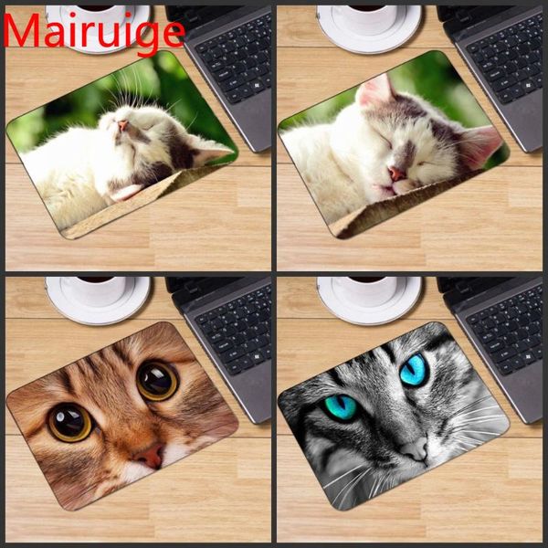 

mouse pads & wrist rests mairuige animal cute eyes cat non-slip pad computer desk mat, suitable for optal me trackball mouse, without lockin