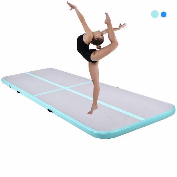 2021 8m * 2m * 0.2m Inflável Ginástica Airtrack Tumbling Air Track Assoalho Trampolina para uso em casa / Treinamento / Cheerleading / Beach