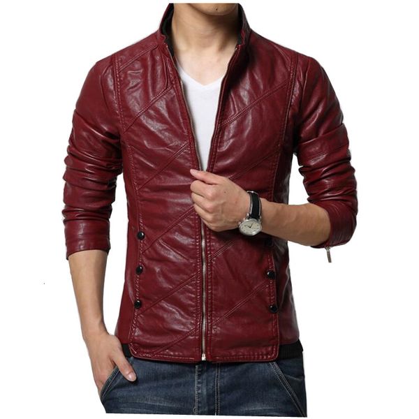 

men's leather & faux leather jacket of plutonium color rwgi, Black