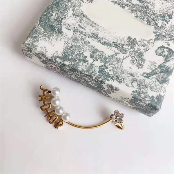 

tassel wheat ear earrings female earrings female red earbone clip, Silver