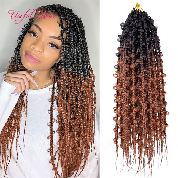 

18 inches 3x box butterfly locs crochet hair ombre soft river senegalese crochet twist box braids locks butterfly crochet braiding hair, Black