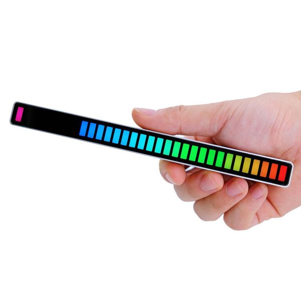 Tischlampen Umgebungslampe RGB LED Musik Rhythmus Licht Auto Auto Atmosphäre Lichter Sound Sprachaktivierte Tonabnehmer