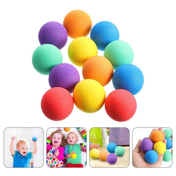

golf balls 24pcs funny stress small colorful eva sponge relief for kids