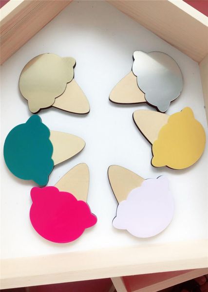 

hangers & racks 2pcs ice-cream wooden coat hooks on wall in kids boy girl children's room decorations baby/kids ornament bag gift