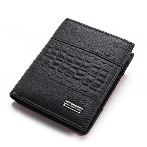

wallets wallet pattern stitching men's leather short wholesale, Red;black
