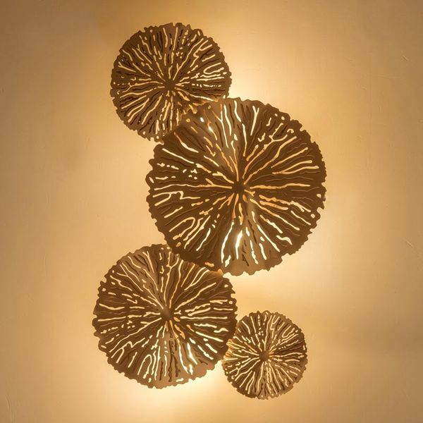 

wall lamps modern light luxury home decor pieces accessories furnishing copper lamp living room bedroom bedside decoration