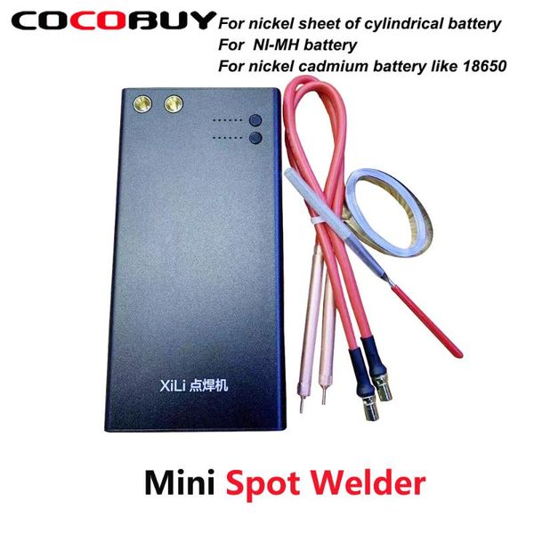 

power tool sets mini spot welder with 6 gears adjustable diy welding machine quick release pen 18650 battery nickel plate