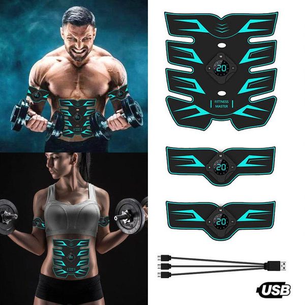 

recharge electric press simulator massager abdominal muscle sports gym home exercise fitness equipment training apparatus accessories