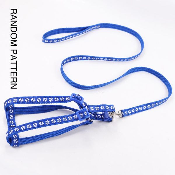 

patch chest back pet leash nylon supplies blue dog collars & leashes
