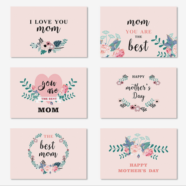 

mother's day greeting card i love you the mom folding gift message diy decor without envelope cards