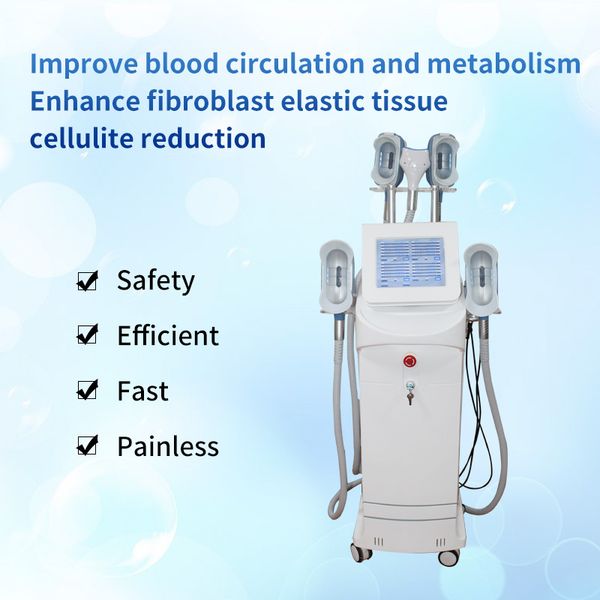

5 cryo handles doule chin fat e and body cryolipolysis slimming machine