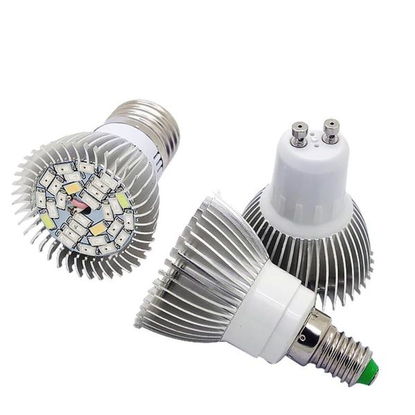 

10pcs e27 e14 led grow light full spectrum lamps for plant ac85-265v indoor lights