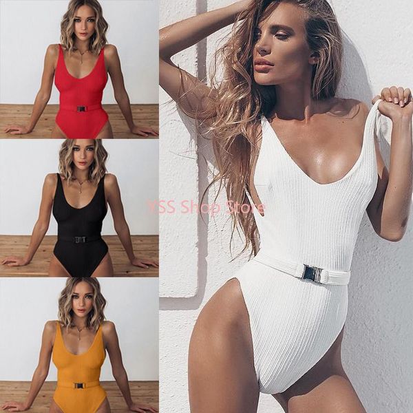 

one-piece suits swimwear women one piece swimsuit bathing suit plus size swimming bodysuit white brazilian