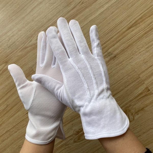

disposable gloves white dot bead driver non-slip work etiquette three tendons plastic drip