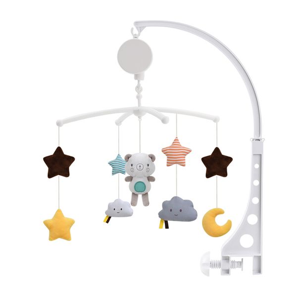 

Cartoon Baby Crib Mobiles Rattles Music Educational Toys Bed Bell Carousel for Cots Infant Baby Toys 0-12 Months for Newborns