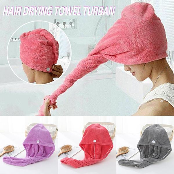

shower caps hair drying turban quick dry hat cap head wrap bathing tools for parts