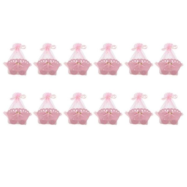 

gift wrap 12 pieces baby candy box wedding ribbon baptism